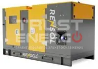 Дизельный генератор Rensol RD330HC в кожухе